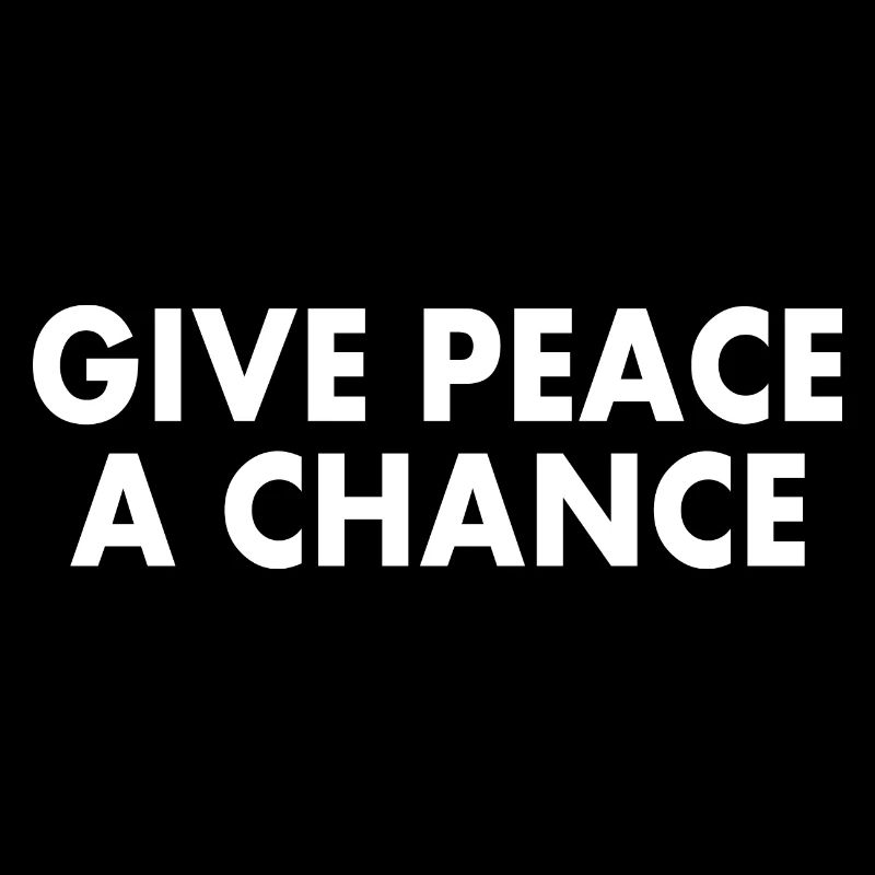 Give peace a chance