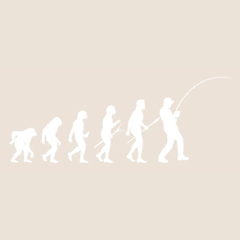 Silhouette du pêcheur Evolution