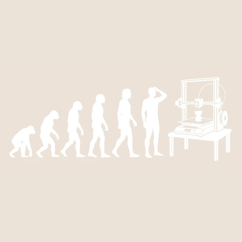 3D Printing Evolution – From Monkey to Maker