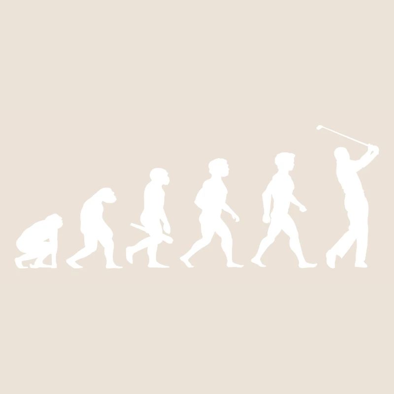 Evolution Golf Golfer Golfspieler Golfplatz