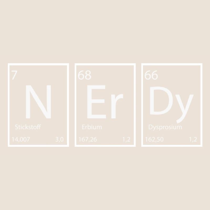 Nerdy Nerd Sprüche Elemente