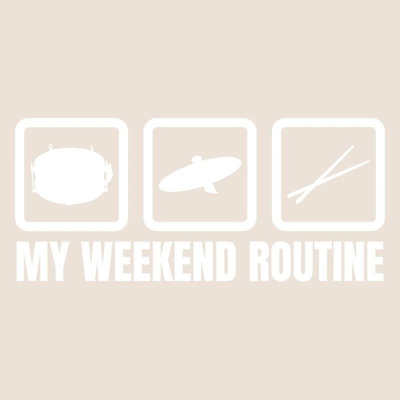 Routine du week-end du batteur