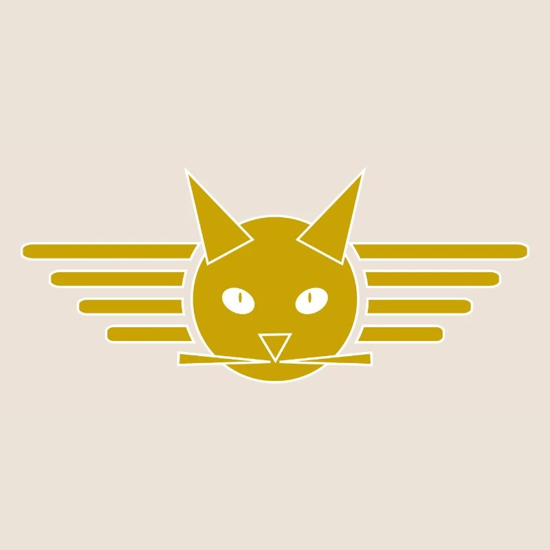 Conception créative de t-shirt Ailes de chat