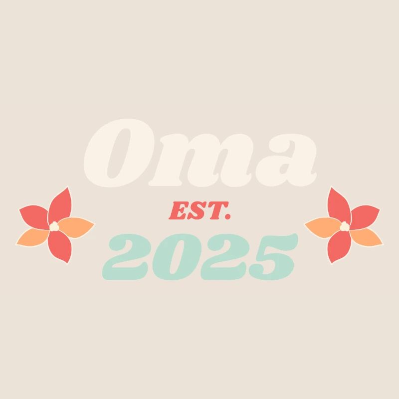 Oma Est 2025 Ich werde Großmutter Retro Style