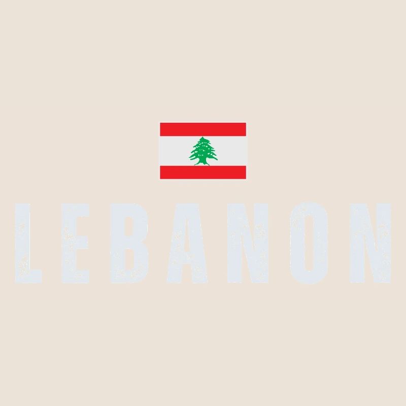 Fier drapeau libanais du Liban