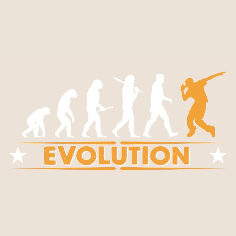 HipHop Breakdance Evolution - orange/weiss