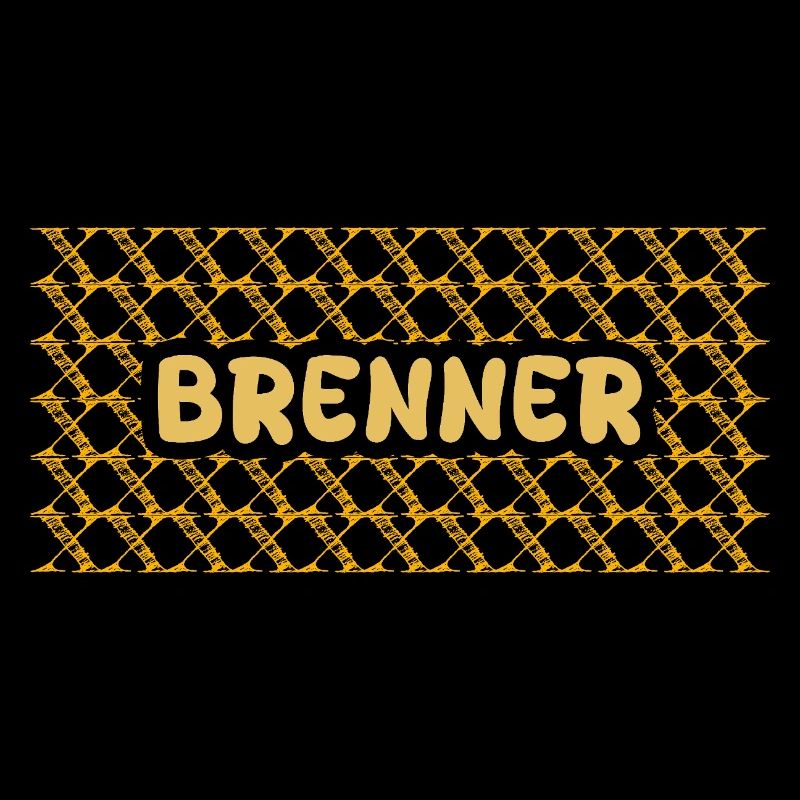 Brenner Gelb Netz Muster