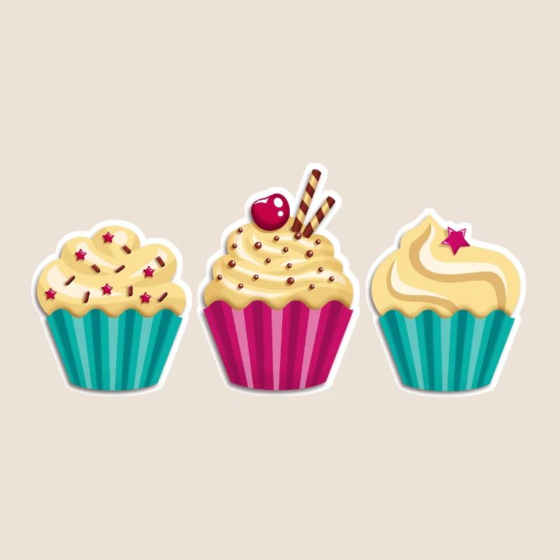 Cupcake - Muffin - Donut - Eis - Schokolade - DD