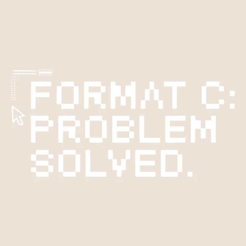 Format c: problem solved.