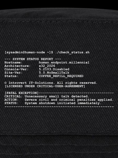Lustiges IT-Systemadministrator-Terminaldesign