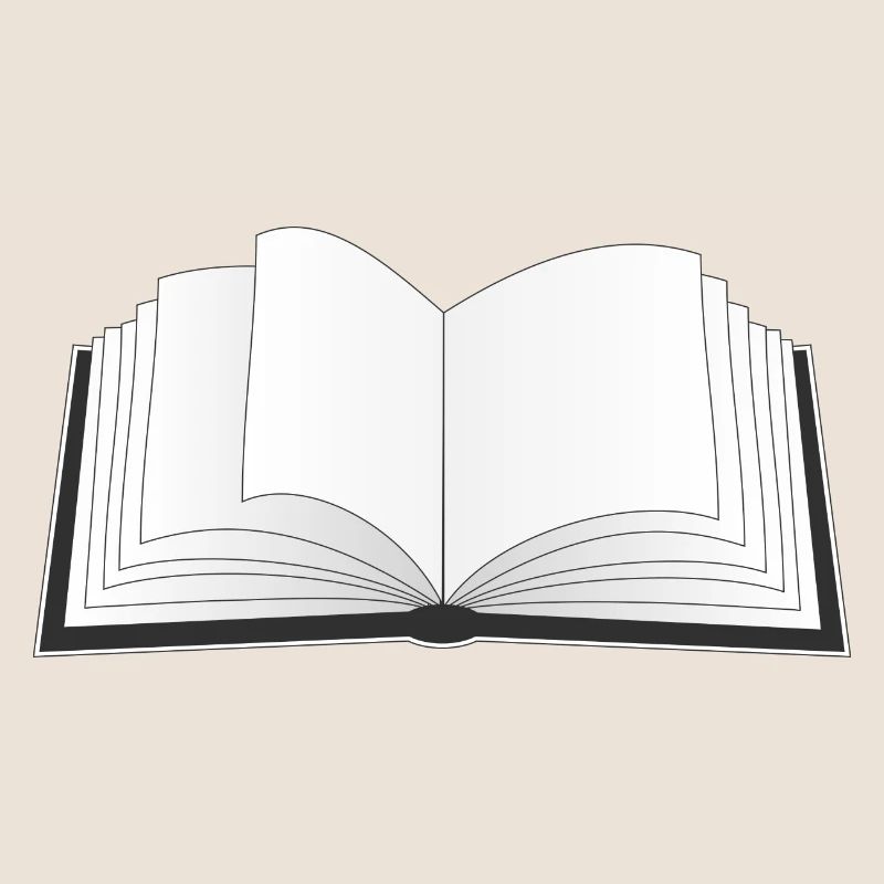 ein offenes Buch für den Bücherwurm oder Leseratte