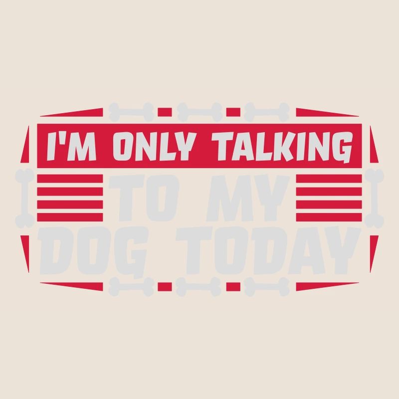 only talking to dog