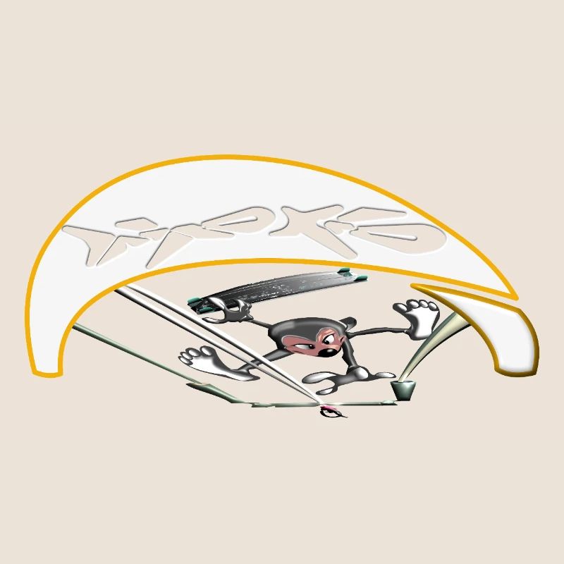 Kiter actif avec trajectoire dynamique