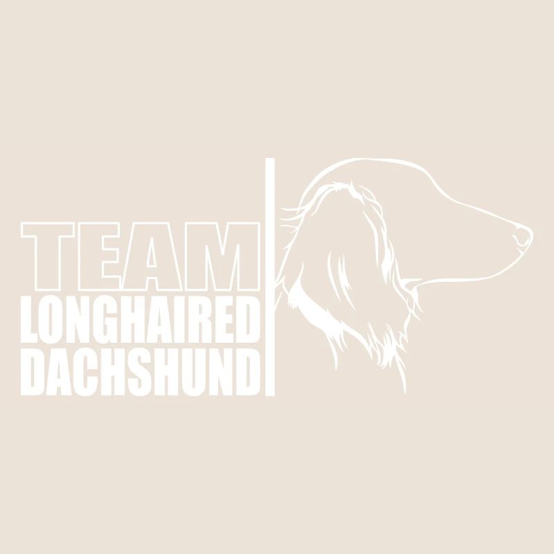 TEAM Longhaired Dachshund Hunde Dackel Wilsigns