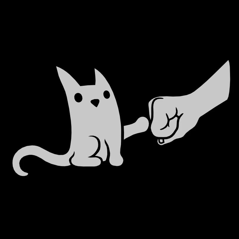 Fist Pump Brofist Katze