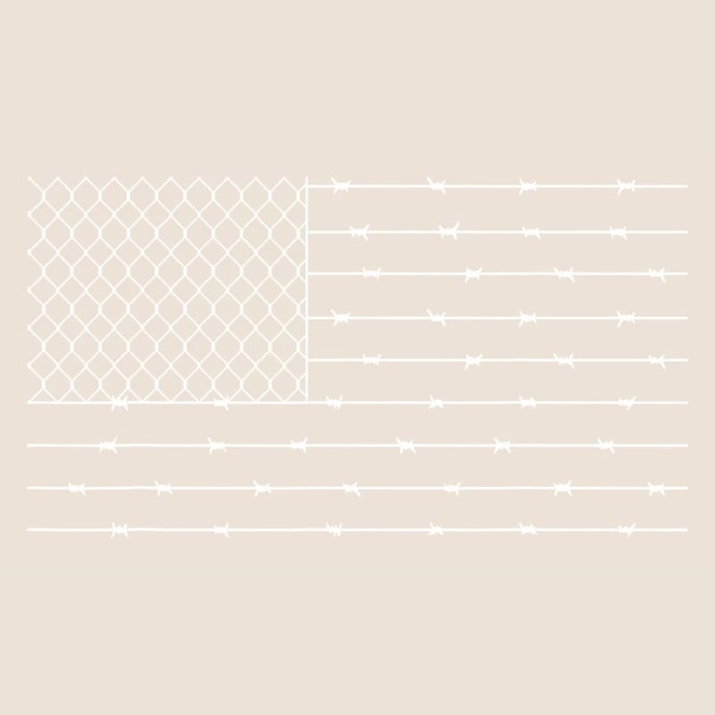 Minimalist Barbed Wire Pattern