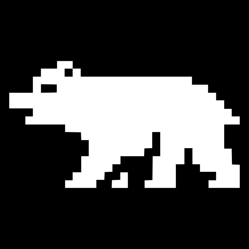 Ours en pixels 8 bits