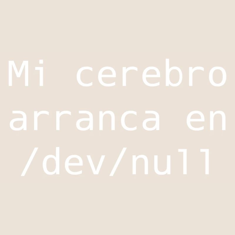 Mein Gehirn beginnt in /dev /null