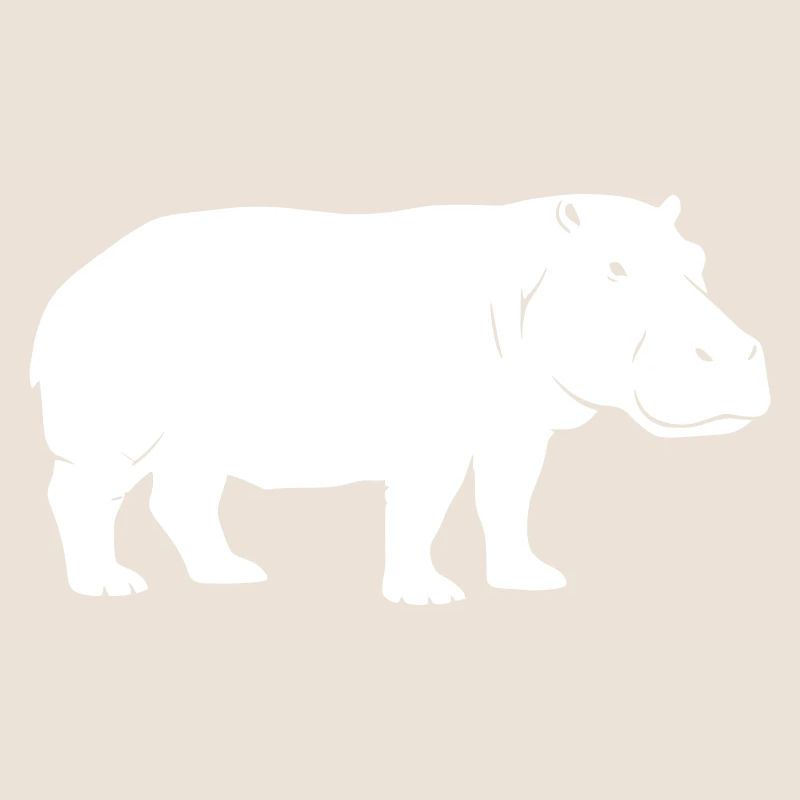 Hippo Silhouette Africa Vector