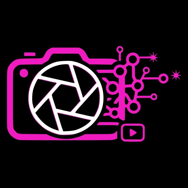 Digital Camera AI Art Tech Vector