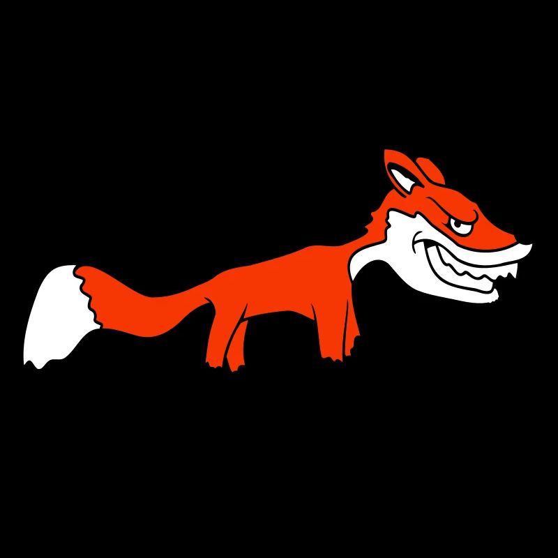 Fuchs Böser Blick Gefährlich Rotfuchs Wildes Tier