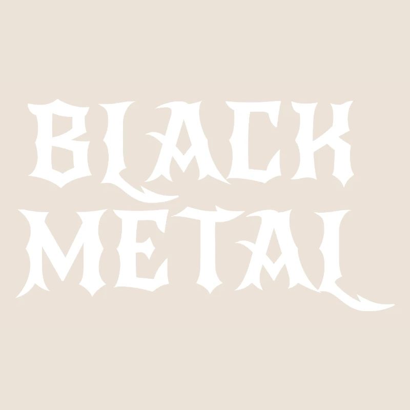 Conception du logo Black Metal