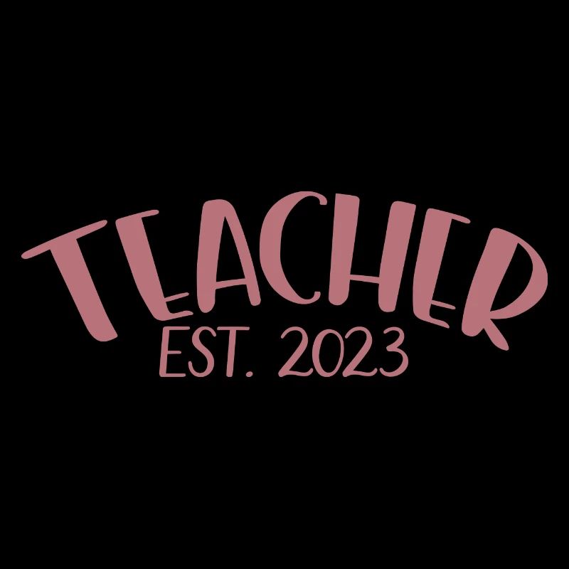 Enseignant Est. 2023 Diplôme d’enseignant Cadeau d’enseignant