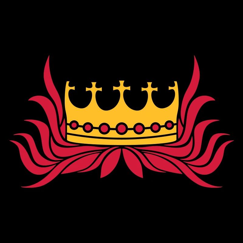 Red Hair Queen Crown
