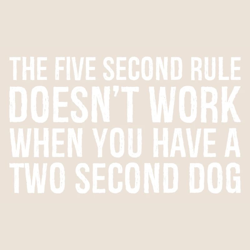 the five second rule doesn't work when you have