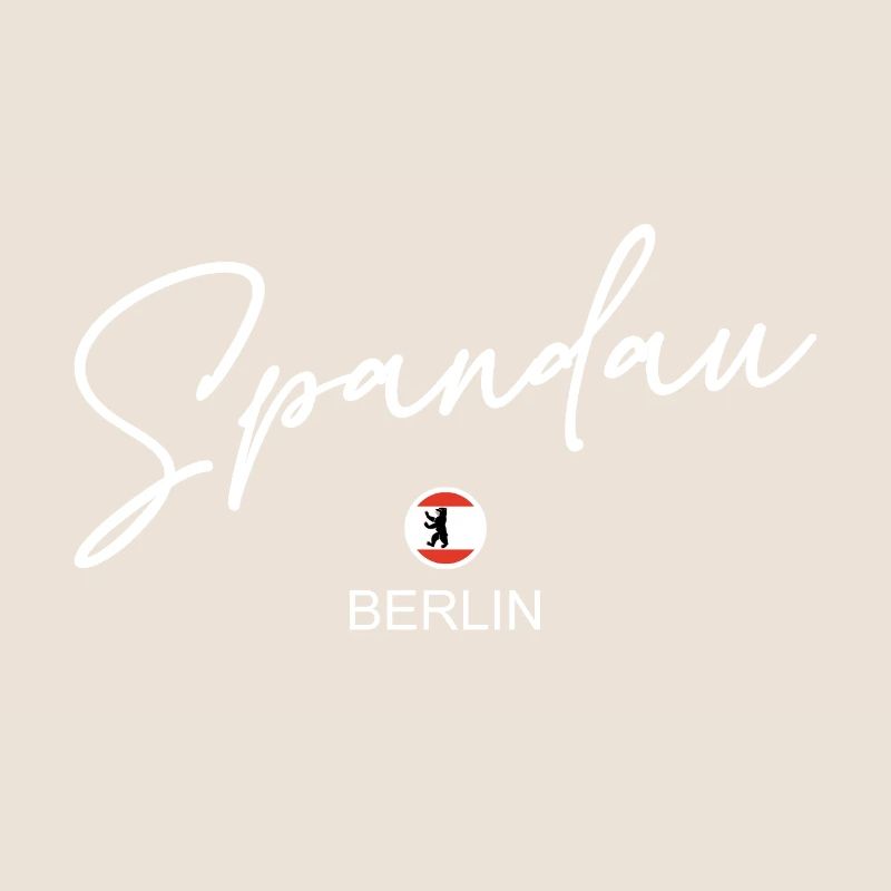Spandau - Berlin Flag - Berlin Bear