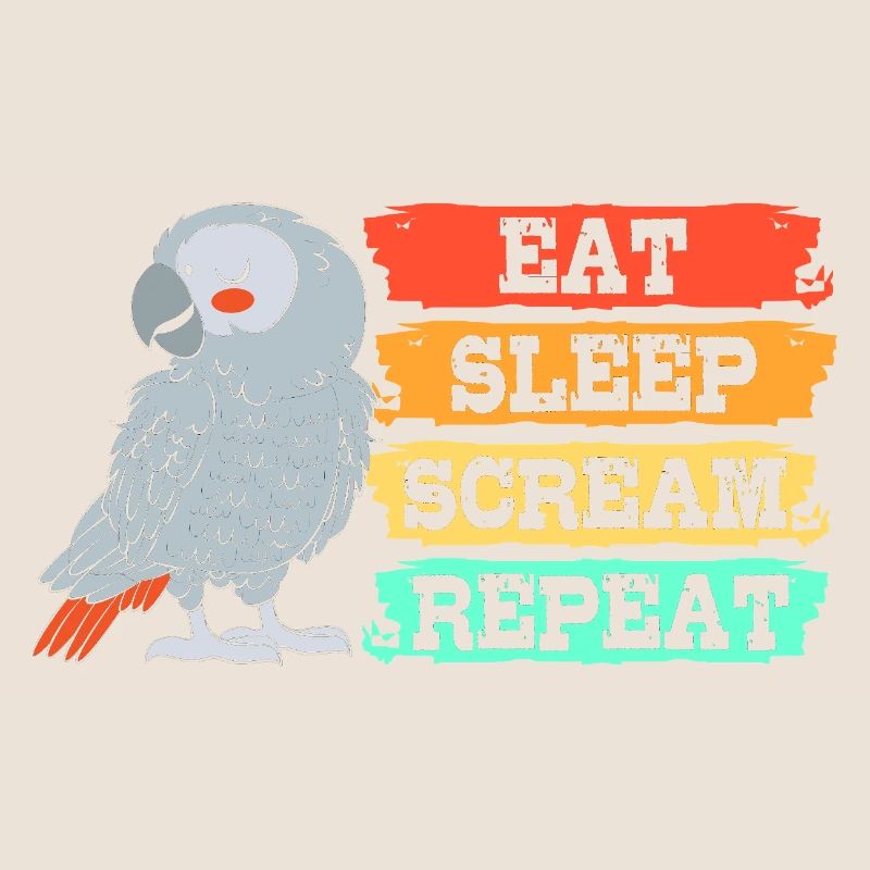 Parrot Grey