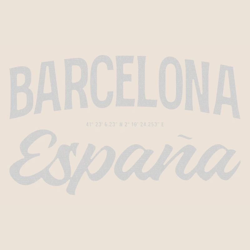 Barcelona España Script Design