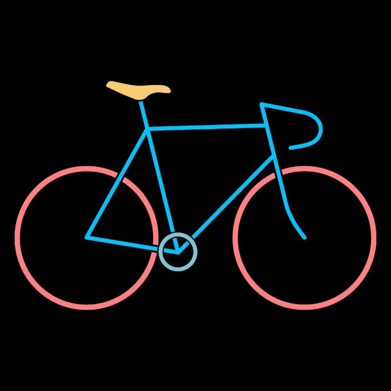 Vélo de course rouge bleu