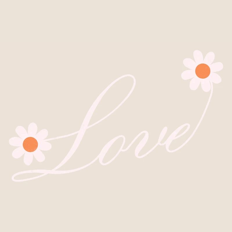 Conception de script d’amour floral