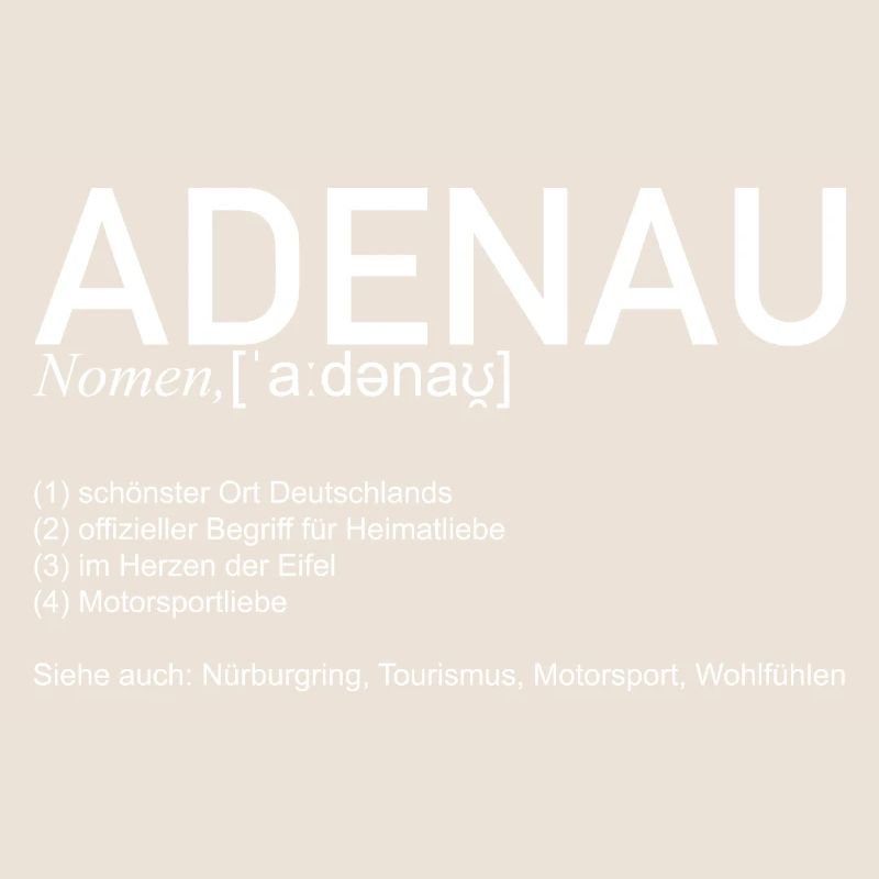 Adenau [meaning] (white)