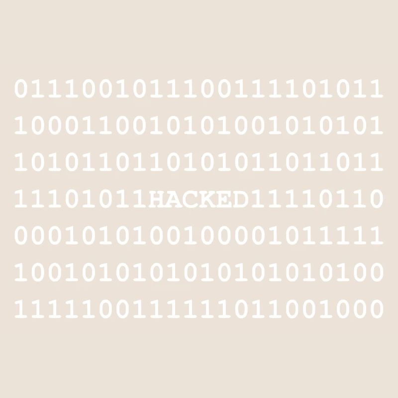 Hacked - Hacker - Nerd - Noob - Matrix