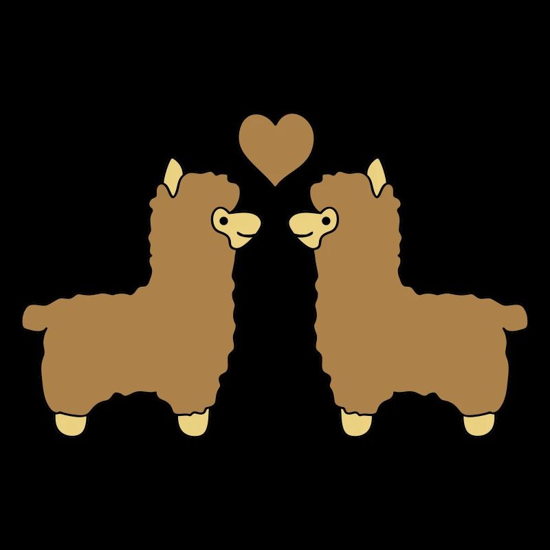 lama alpaca comic love