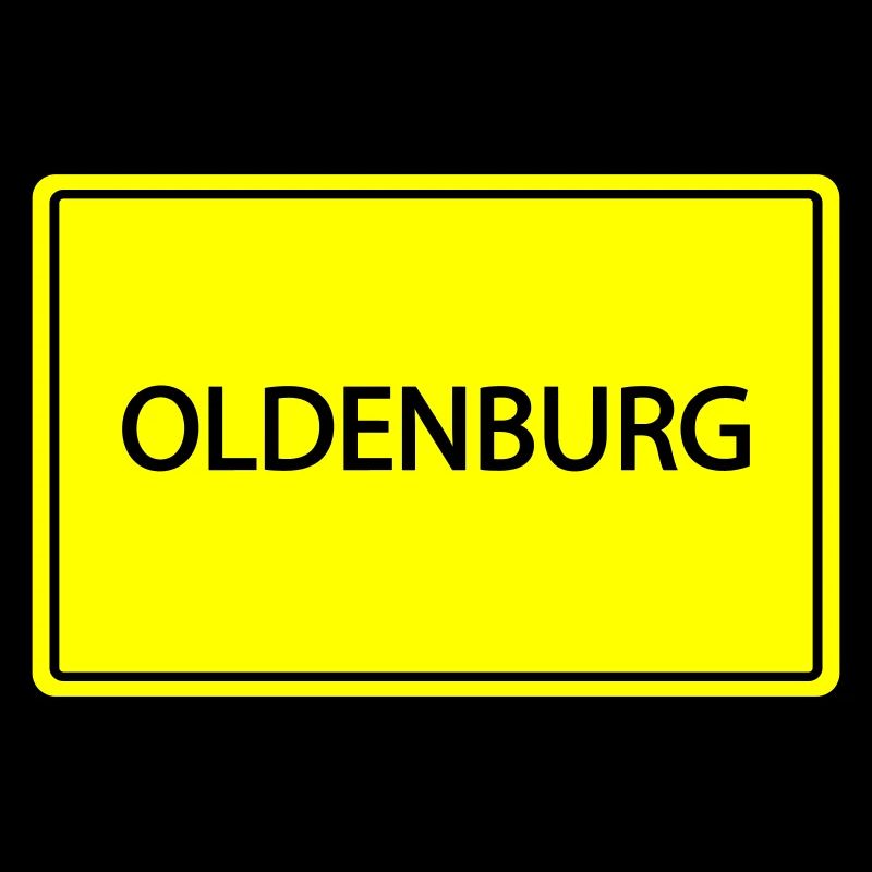 Town sign Oldenburg