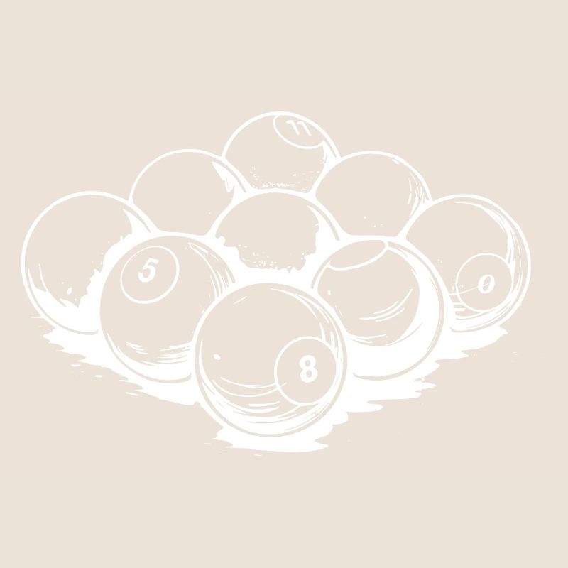Billiard Balls Drawing