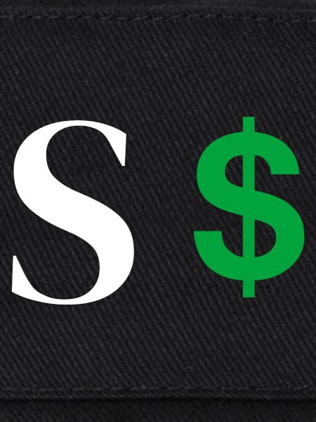 Lettre s dollar