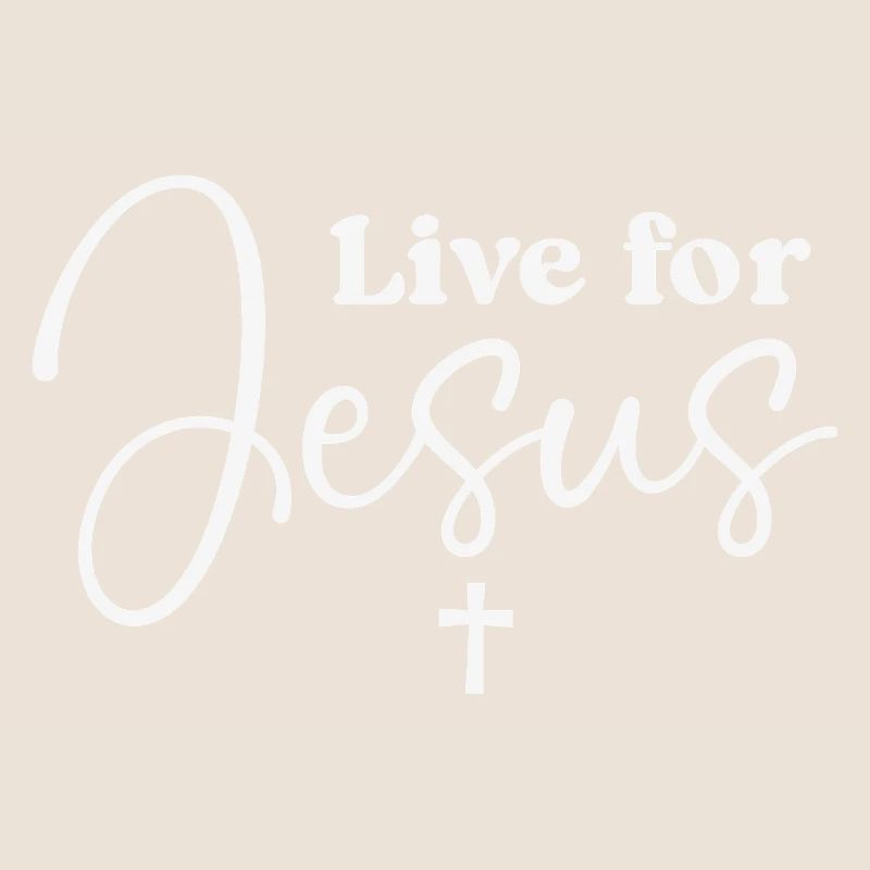 Live for Jesus Script Typografie