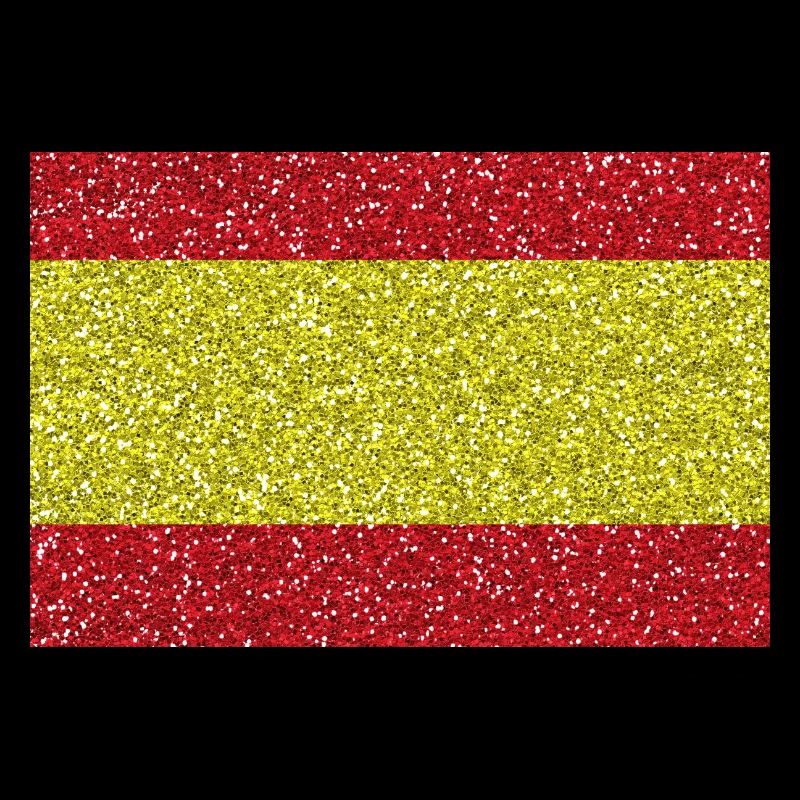 Espagne bannière drapeau espagnol Glitter