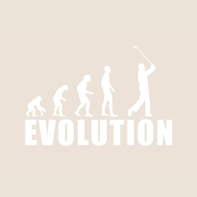 EVOLUTION GOLF Golfspieler Golfschläger Geschenk