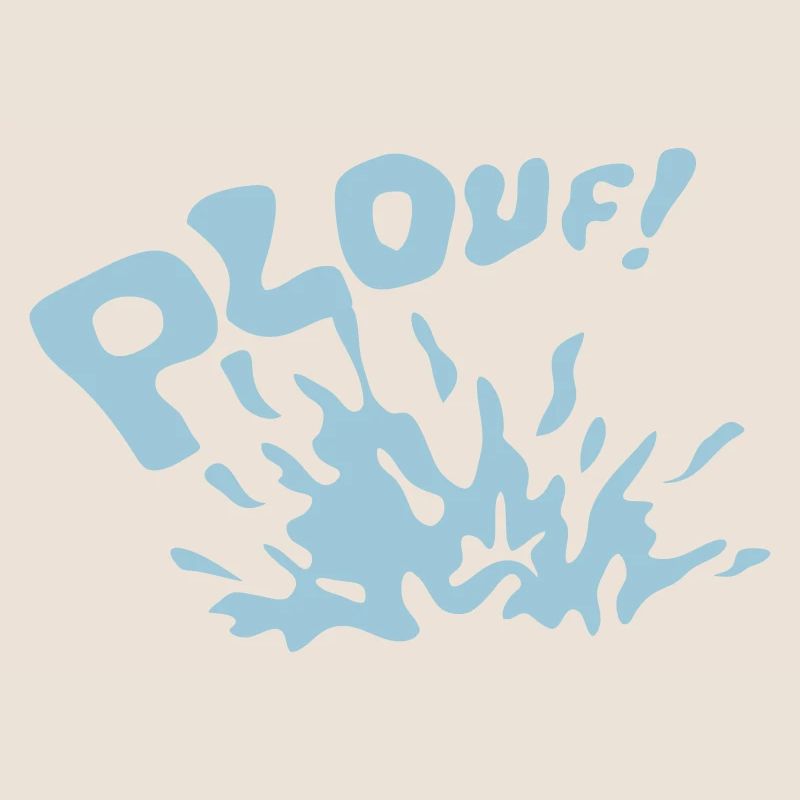 ploufe eclaboussure eau flotte 2803)