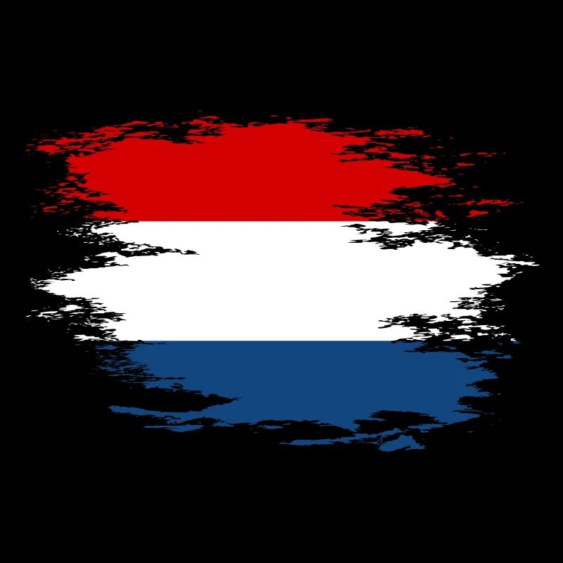 Drapeau hollandais utilisé design