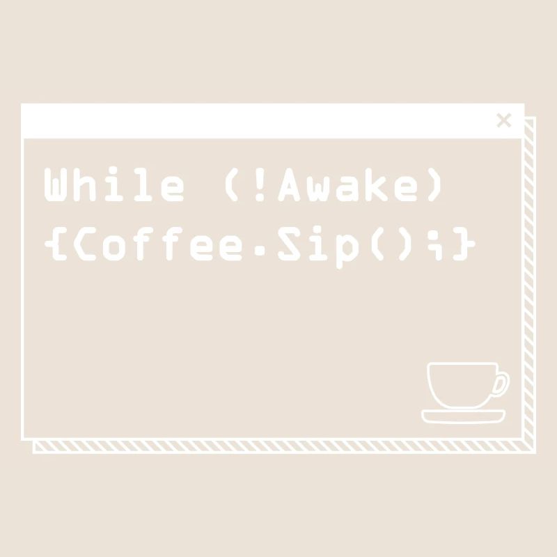 Aus Kaffee Code generieren Programmierer