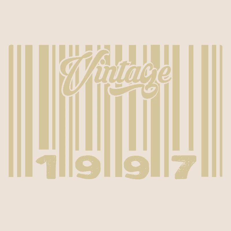 Vintage 1997 Barcode 1997: Year 2025.