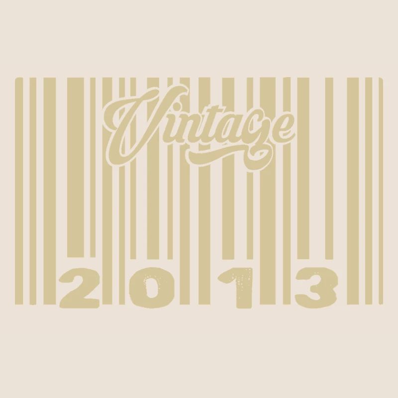 vintage 2013 Barcode 2013: Year 2025.