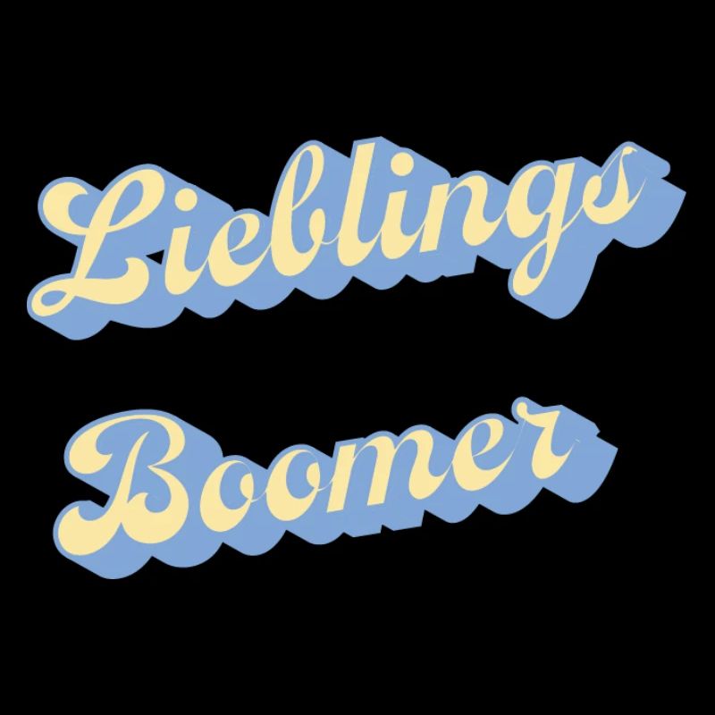 Script rétro préféré des baby-boomers