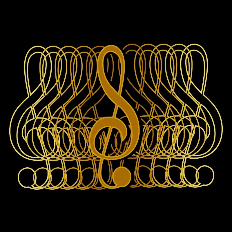 Clef cool gradient, fade, gradient